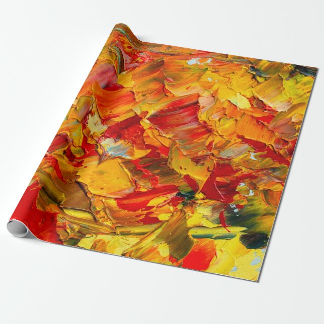 Papier Cadeau Closeup macro texture fragment de la nageoire de p (Déroulé)