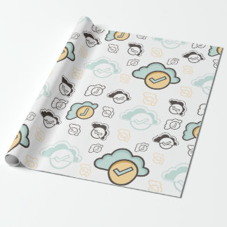 Papier Cadeau Cloud seamless pattern