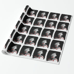 Papier Cadeau Clown déplaisant