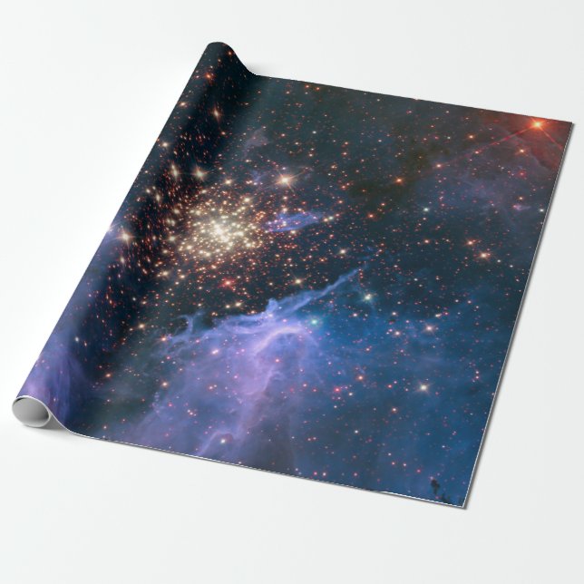 Papier Cadeau Cluster étoile NGC 3603 (Déroulé)