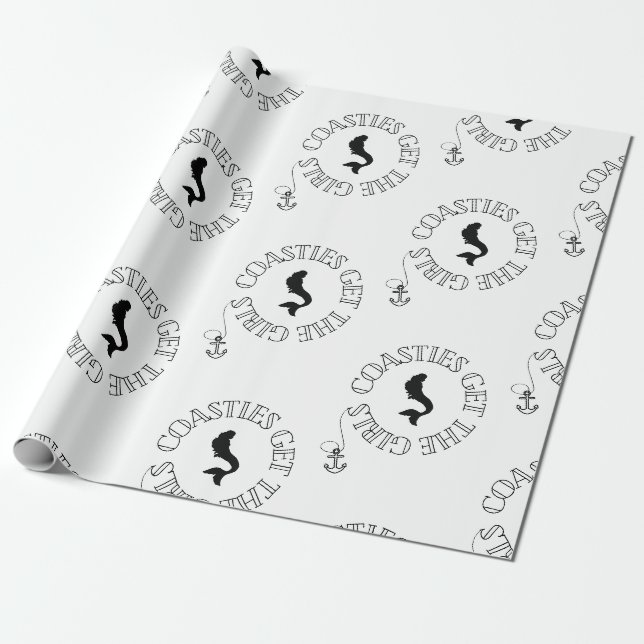 Papier Cadeau Coasties Obtenez le papier d'enveloppement pour fi (Déroulé)