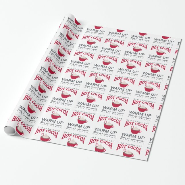 Papier Cadeau coca chaud de la ferme de vacances (Déroulé)