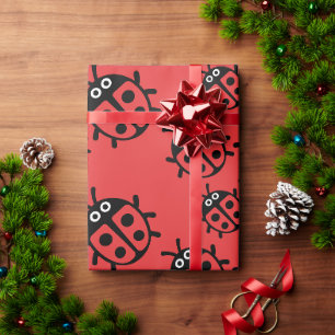 Papier Cadeau coccinelle et coccinelle