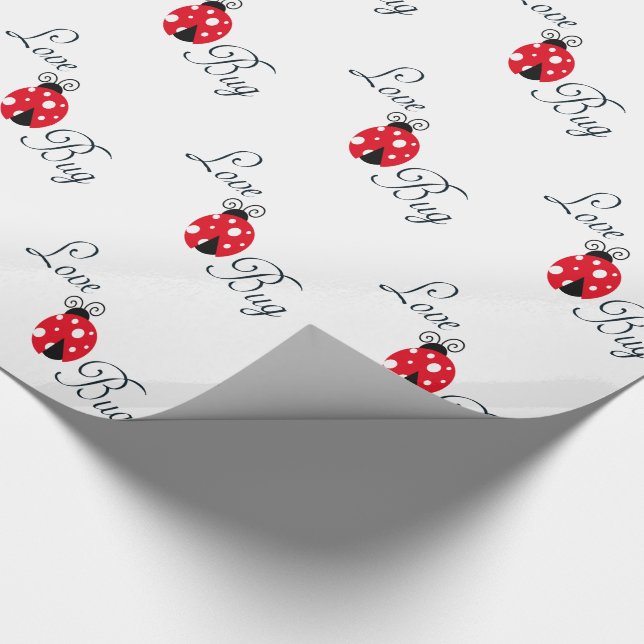 Papier Cadeau Coccinelle rouge (Coin)