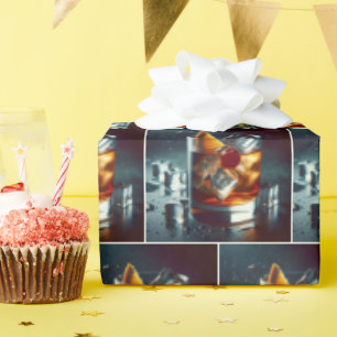 Papier Cadeau Cocktail à l'ancienne