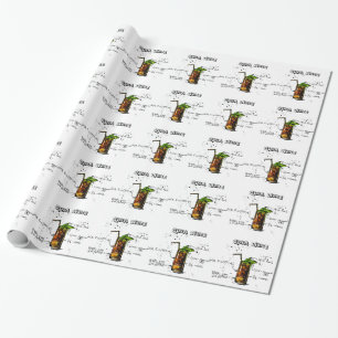 Papier Cadeau Cocktail du Cuba Libre