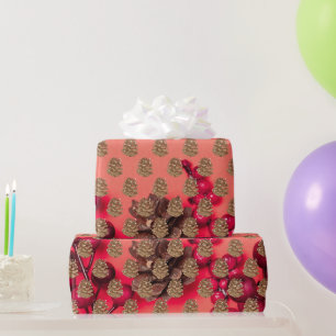 Papier Cadeau Code pin sur rouge