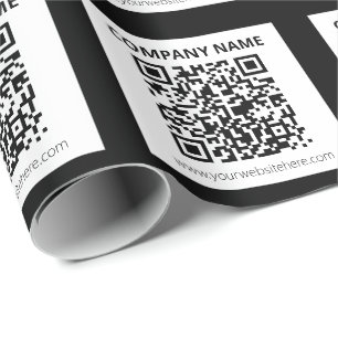Papier Cadeau Code QR modifiable et conception personnalisée sim