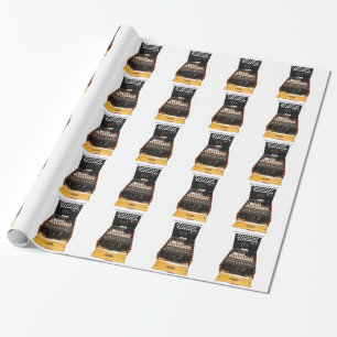 Papier Cadeau Codes secrets militaires de machine vintage