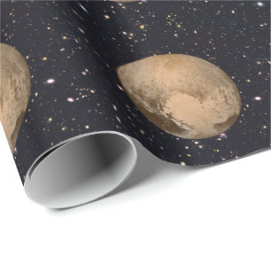 Papier Cadeau Coeur de Pluto Starry Sky