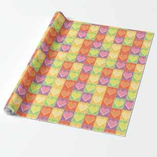 Papier Cadeau Coeurs
