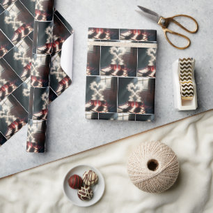 Papier Cadeau Cœurs de café à la vapeur