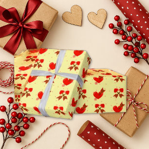 Papier Cadeau Coeurs et flèches