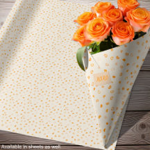 Coeurs - Orange foncé sur Orange clair - Rouleaux