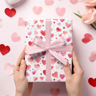 Papier Cadeau Coeurs vibrants   Coloré   Saint Valentin
