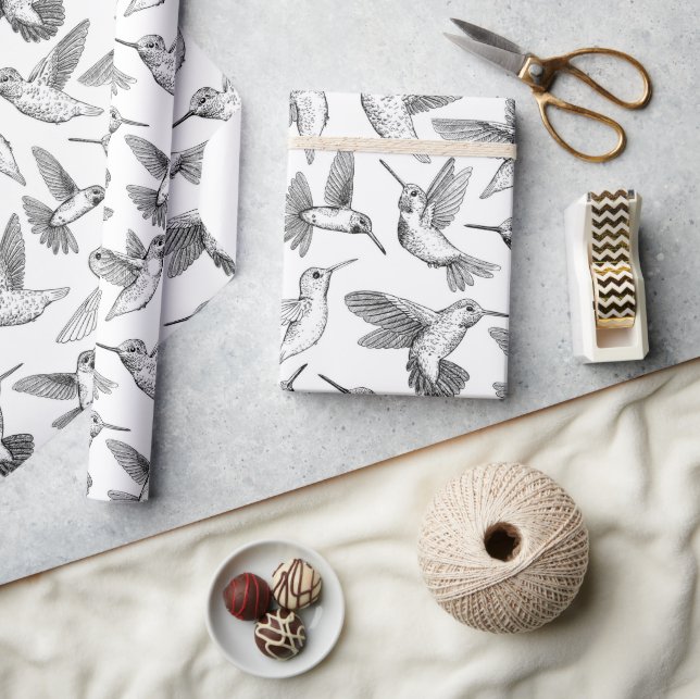 Papier Cadeau Colibri (Artisanat)
