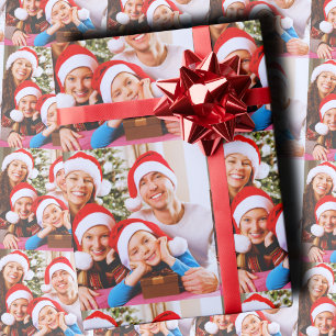 Papier Cadeau Collage de photos de vacances personnalisé