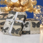 Collage gothique Moth Halloween Vintage