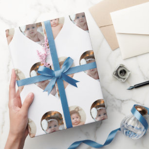 Papier Cadeau Collage photo en forme de coeur 2