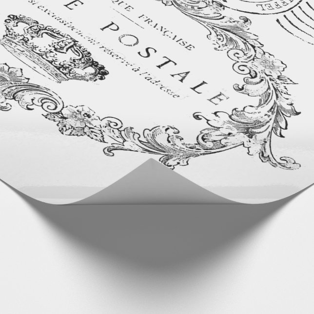 Papier Cadeau Collage tour Eiffel (Coin)