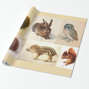 Papier Cadeau COLLECTION D'ART FINE / Dessins Animaux