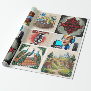 Papier Cadeau "Collection de papier d'enveloppement écologique"