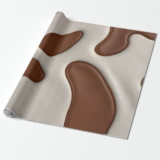 Papier Cadeau Collection élégante de luxe moderne en faux cuir d
