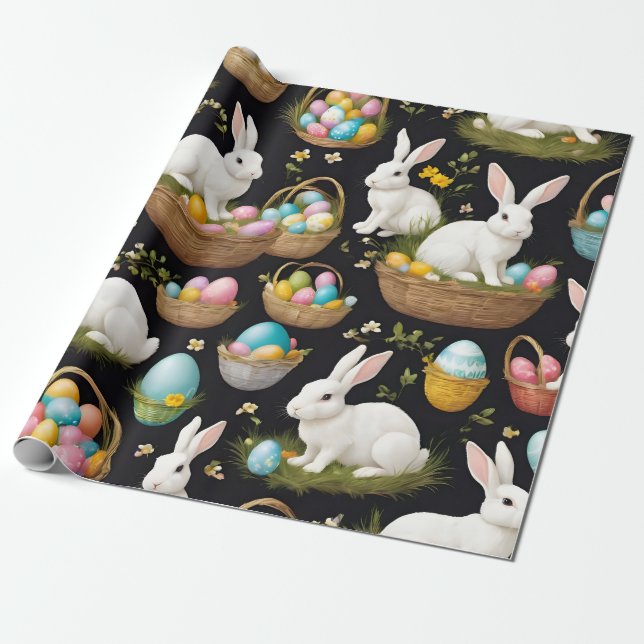 Papier Cadeau Collection populaire Happy Easter (Déroulé)