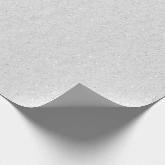 Papier Cadeau Collection Valentine Parties scintillant blanche (Coin)