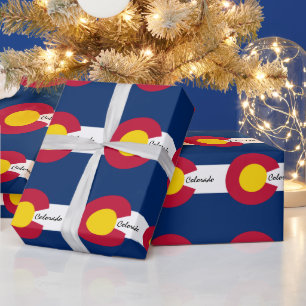 Papier Cadeau Colorado Drapeau & Colorado cadeaux Amérique / fa