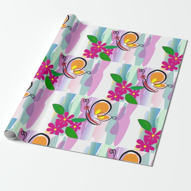 Papier Cadeau coloré (Déroulé)