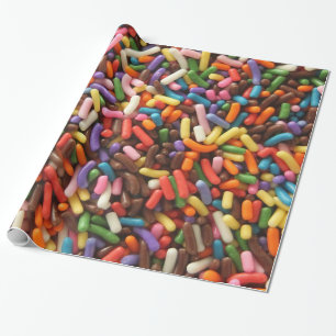 Papier Cadeau Coloré arrose le papier d'emballage