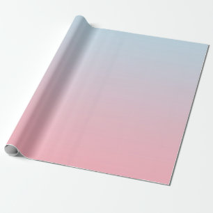 Papier Cadeau Coloré moderne dégradé Ombre Pastel