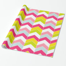 Colorée rose ZigZag Chevron Motif