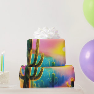 Papier Cadeau Colorful desert sunset 