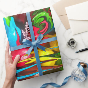 Papier Cadeau Colorful Melful Fusion M&Ms Design