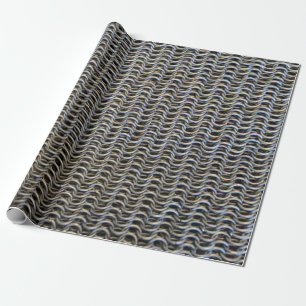 Papier Cadeau combattant médiéval de chevalier d'armure de cotte