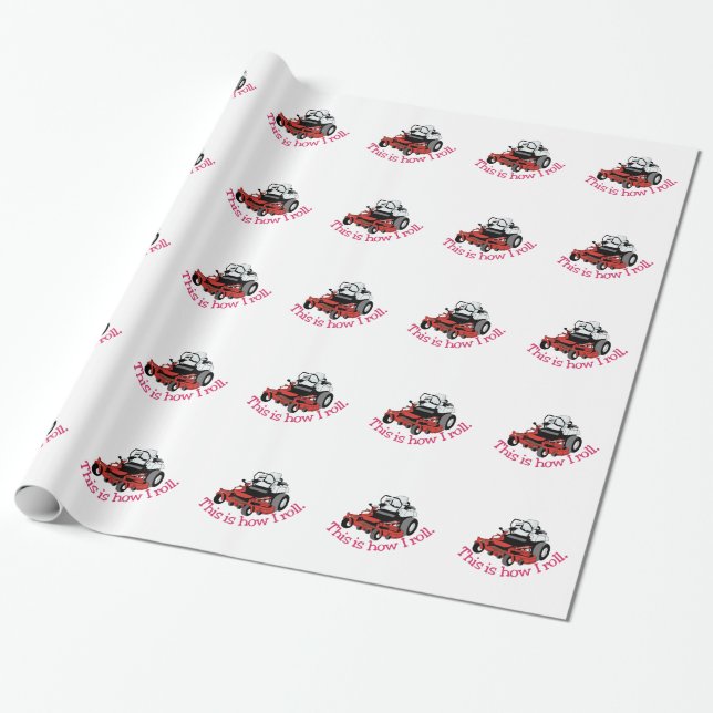 Papier Cadeau Comment je roule (Déroulé)