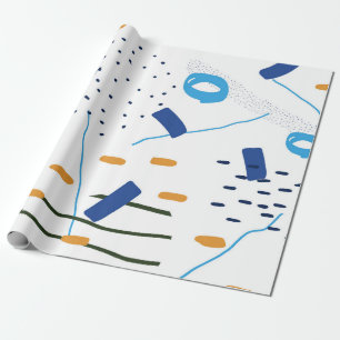 Papier Cadeau Composition moderne Abstraite