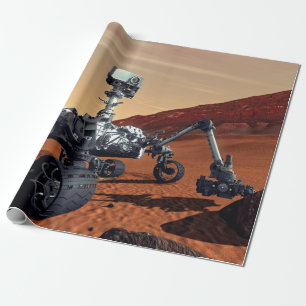 Papier Cadeau Concept artistique du rover de Mars Curiosity de l