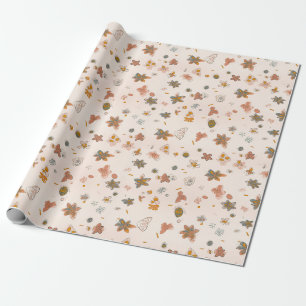 Papier Cadeau Concepteur Boho Automne