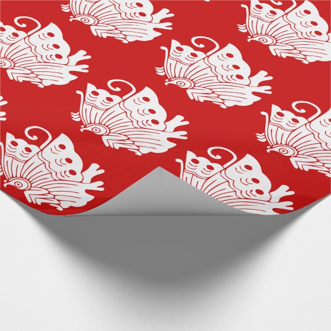 Papier Cadeau Conception asiatique de Kamon de Japonais de (Coin)