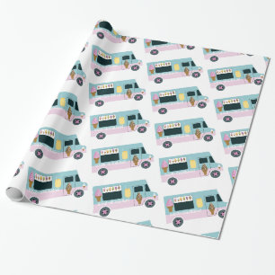 Papier Cadeau Conception de camion à glace