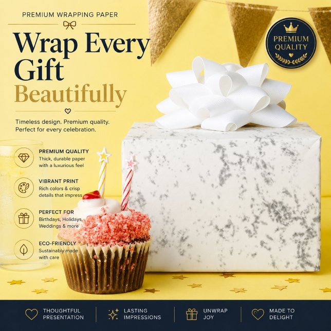 Papier Cadeau Conception de célébration de mariage romantique de (Créateur téléchargé)