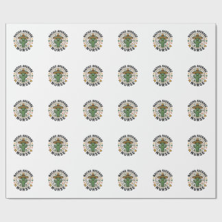 Papier Cadeau Conception de chemise Nacho Average Nurse Cactus F