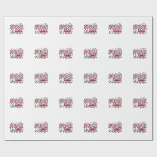 Papier Cadeau Conception de chemise vectorielle Cute Nurse Bow H