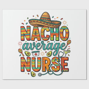 Papier Cadeau Conception de chemise vectorielle Nacho Average Nu