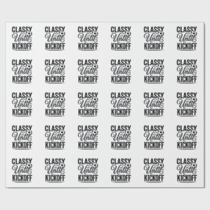 Papier Cadeau Conception de chemise vintage de football Classy U