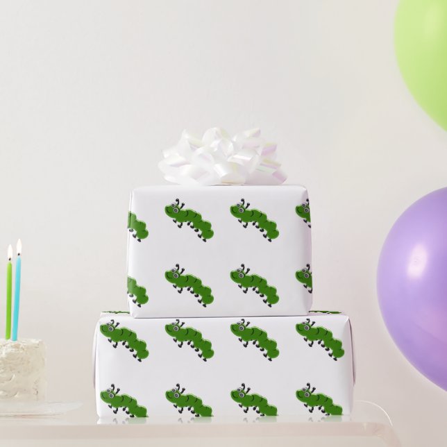 Papier Cadeau Conception de chenille (Cadeaux de fête)