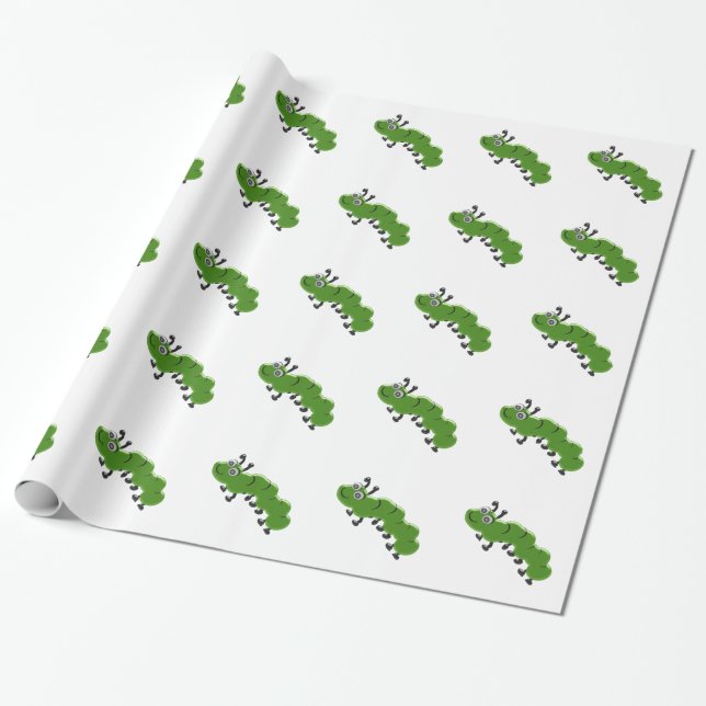 Papier Cadeau Conception de chenille (Déroulé)